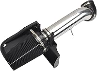 GESEXI 4" Cold Air Intake Kit with Heat Shield for 1999-2006 Chevy GMC Silverado Sierra V8 4.8L/5.3L/6.0L - Boost HP & MPG
