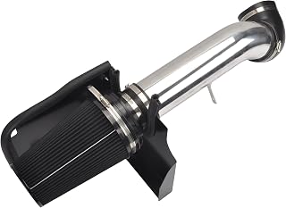 GESEXI 4" Cold Air Intake Kit with Heat Shield for 1999-2006 Chevy GMC Silverado Sierra V8 4.8L/5.3L/6.0L - Boost HP & MPG