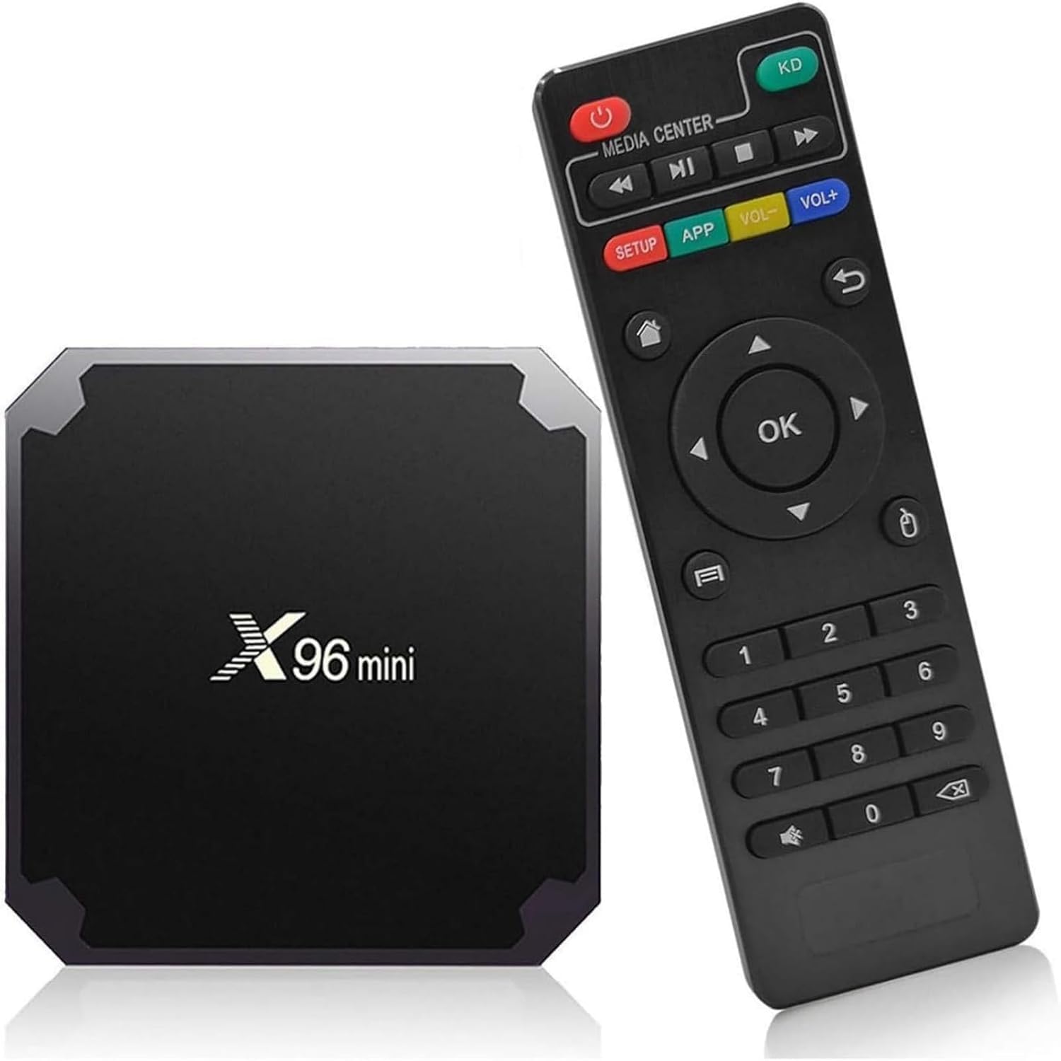 X96 Mini® boitier IPTV, Lecteur Multimédia de Diffusion en continu Smart Android 10.0, 2GO RAM 16GO ROM, boitier IPTV, WiFi, Allwinner H313, Prend en Charge 4K HD, chipset Quad-Core, H256 X96Q