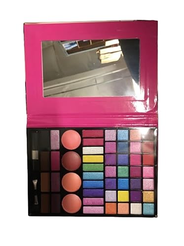 Profusion Cosmetics, 42 paletas de sombras de ojos y rubor mega pigmentadas, 4 rubores superiores, 4 sombras de cejas, ideal para viajes