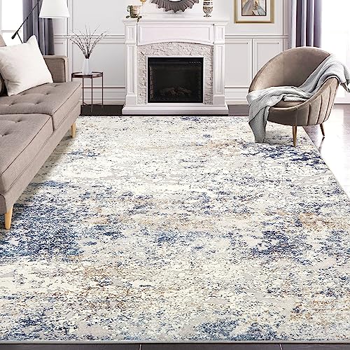 Dmoyest AREA RUG Living Room Rugs - 5X7 Abstract Large Soft Indoor Washable Rug Neutral Modern Low Pile Carpet thumb #1
