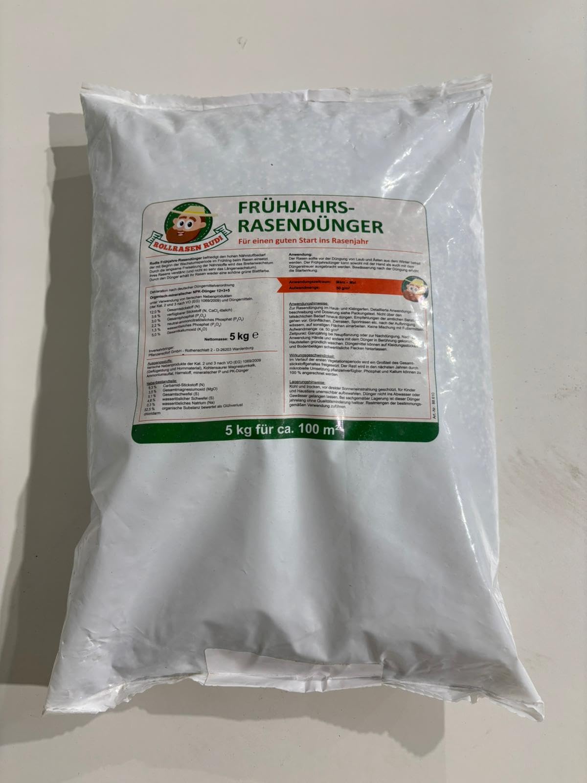 Rudis Rasendünger-Jahrespaket (101-150m²)