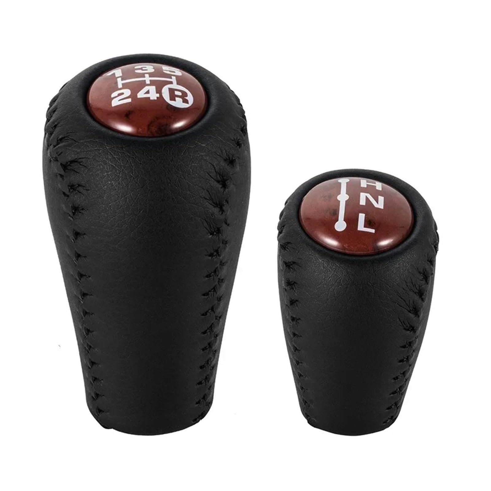Sauanmnktp Brown Set Gearshift Knob For Toyota Prado Lc120 For Land For Cruiser 2003-2009 Gear Shift Knob 5 Speed