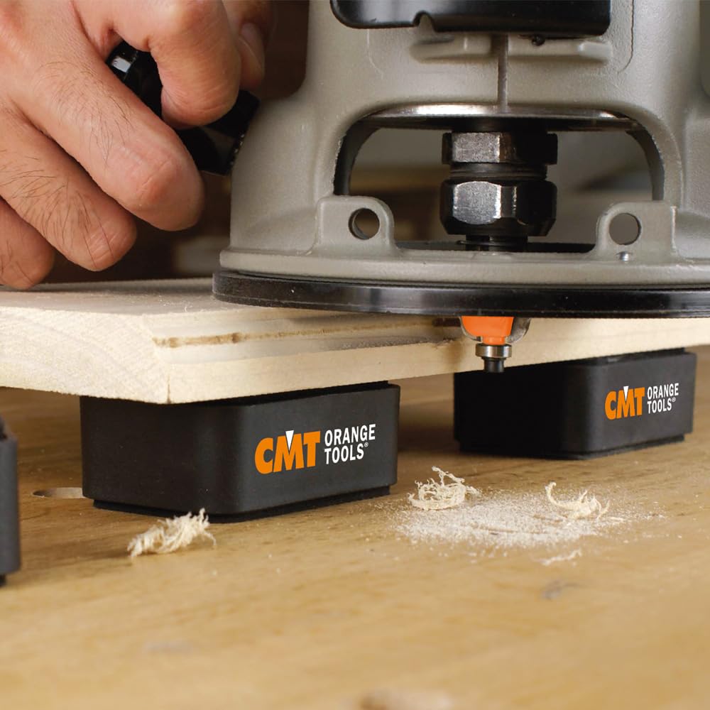 CMT Orange Tools BBS-001 Set mit 4 Auflagen für Arbeitsplatten 75x50x25 mm
