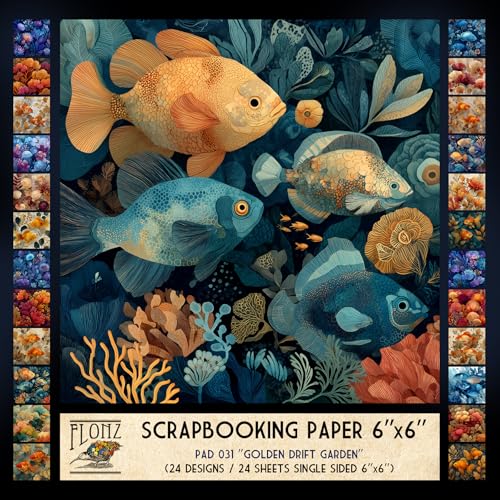 Papier scrapbooking FLONZ 15x15 cm pour album photos de famille