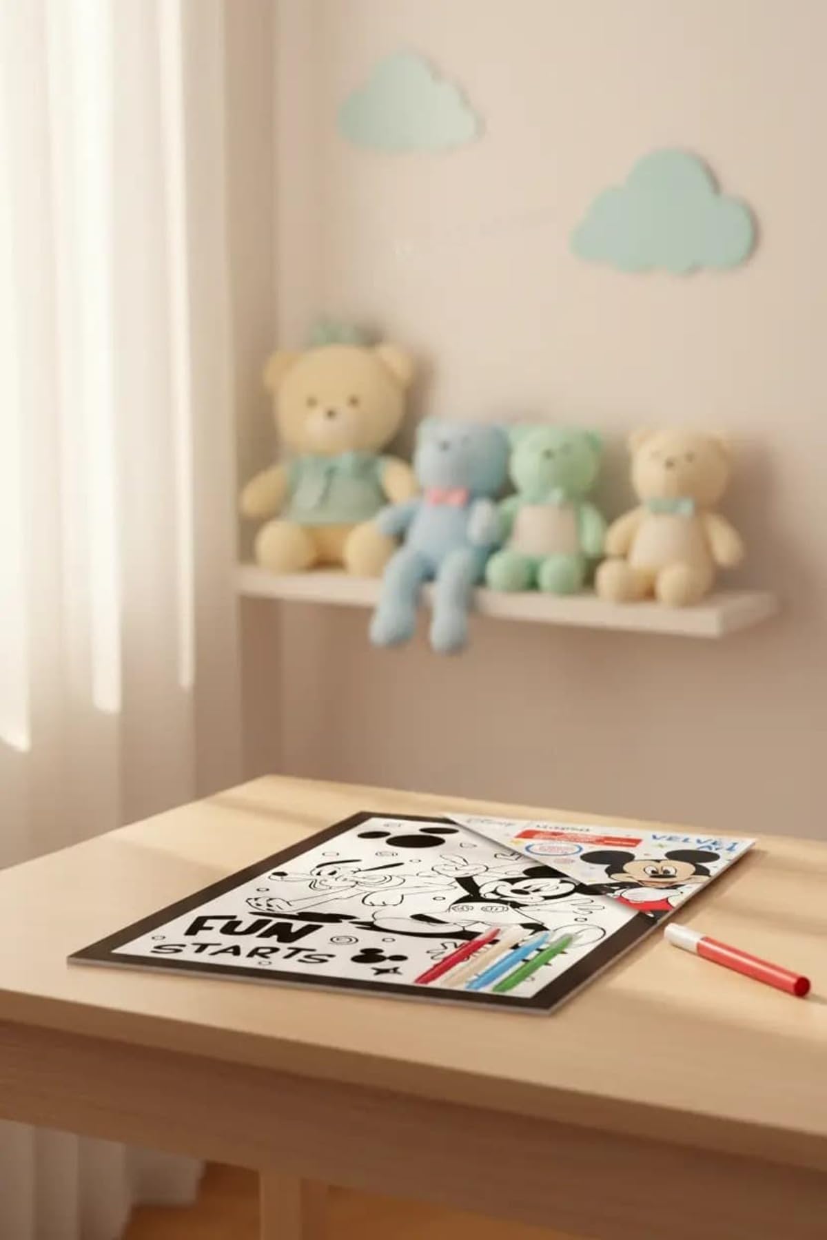 MINISO Mickey Mouse Lisanslı Boyama Seti, 2022958010106