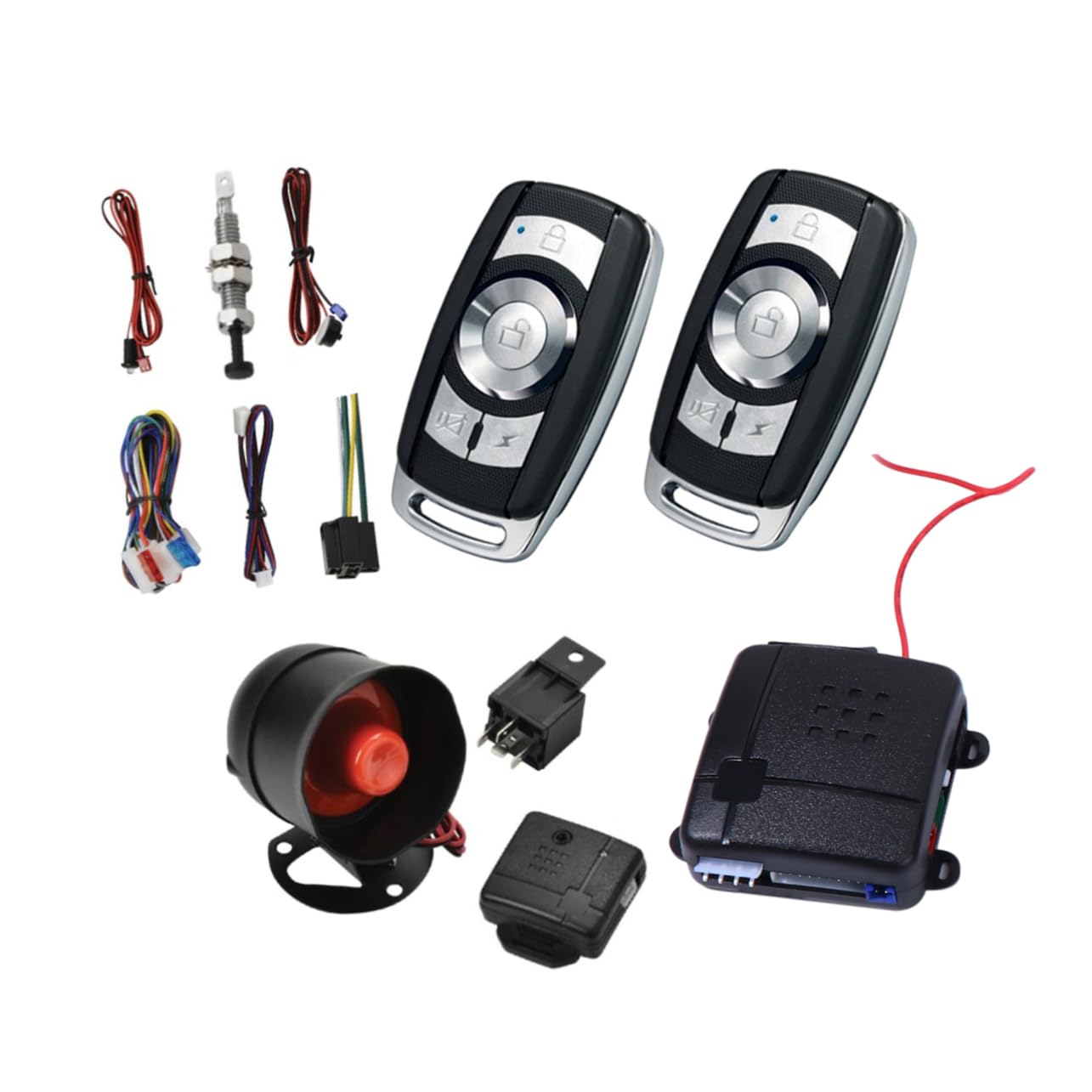 STOBAZA 1Set Car Security System Portable Theft Alarm with Automatic Arming for Vehicle Protection Seconds Countdown Car Burglar Alarm for Enhanced Safety