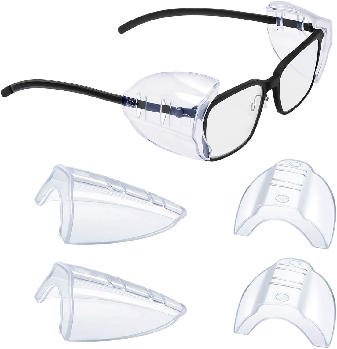 2/4/6/10 Pairs Glasses Side Shields For Eyeglasses,Side Shields For Prescription Glasses