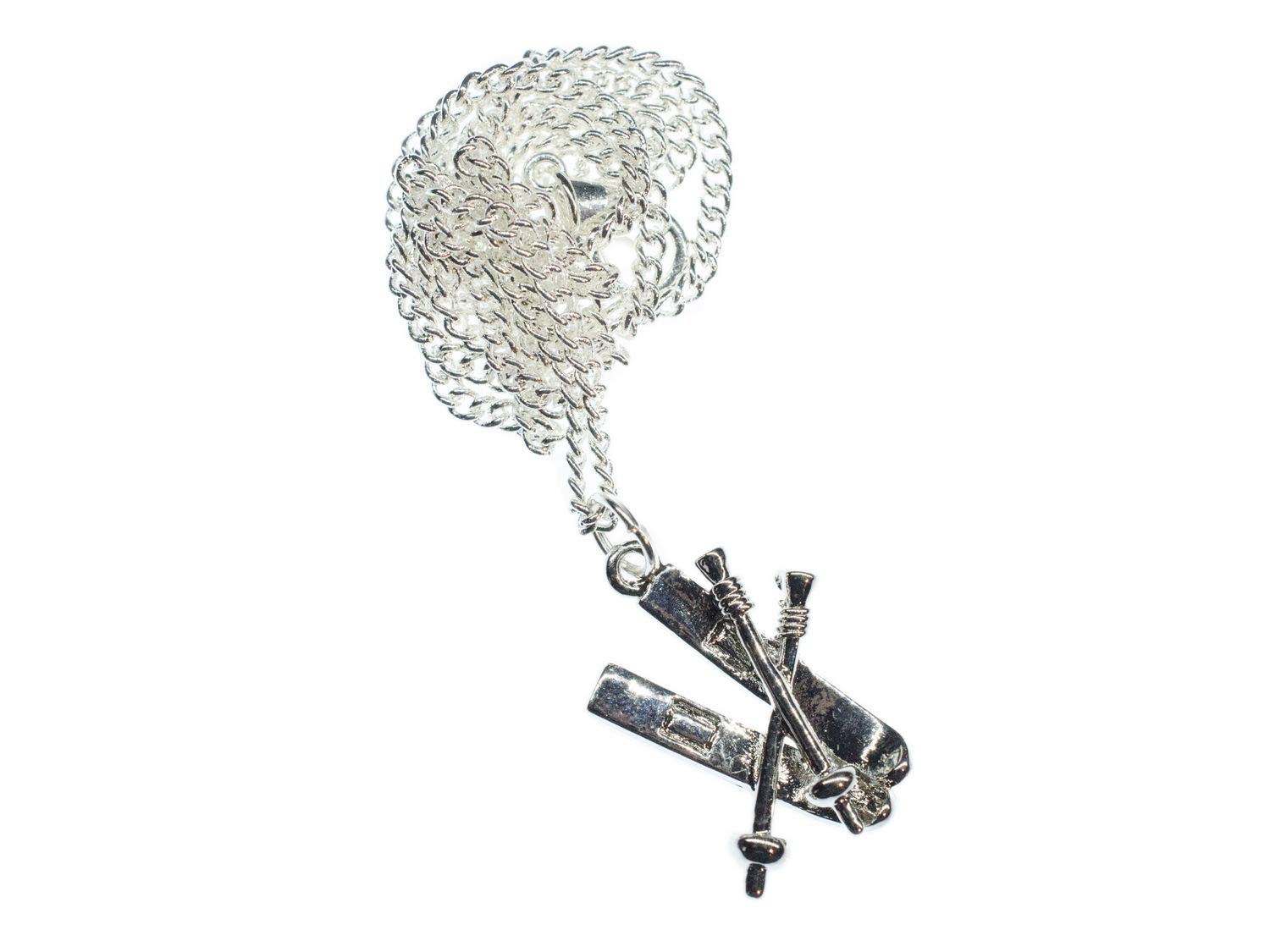 Miniblings Collana Sci - Gioiello Fatto A Mano Con Pendente Sci In Metallo, Lunghezza 45cm, Ispirato Agli Sport Invernali