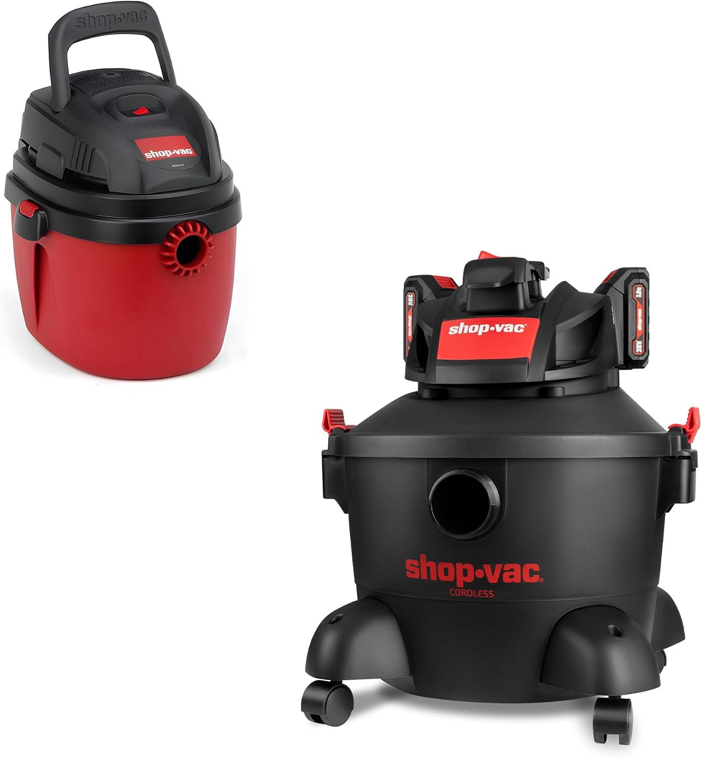 Amazon.com: Shop-Vac 1.5 Gallon 2.0 Peak Wet Dry Vacuum and 6 Gallon ...