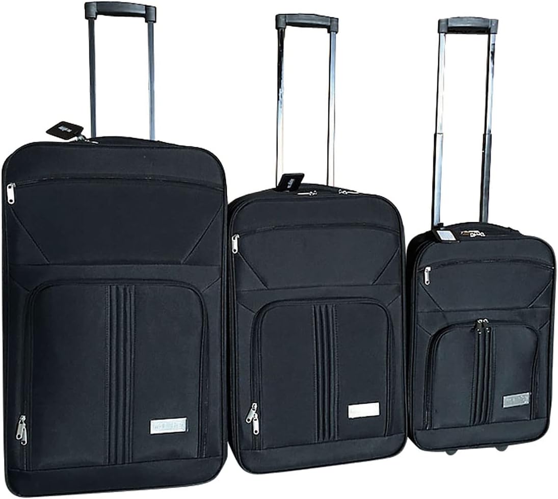 Wheeled suitcase with trolley function
