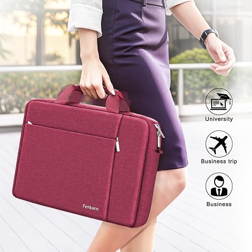 Miniatura 6 de Ferkurn Bolsa de computadora portátil para mujeres y hombres, bolsa de computadora para HP Envy Pavilion OmenLG GramMSIDell Inspiron XPSLenovo
