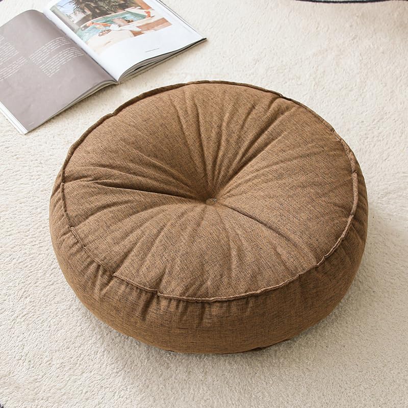 Coussin de sol rond anti-mal de dos pour assise sur tatami