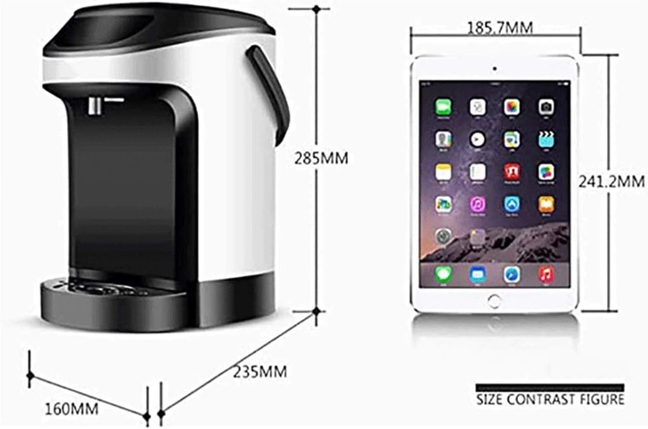 Home Mini 2.5L Instant Hot Water Dispenser 2200W Desktop Electric Automatic Hot Water Dispenser Boil Water in 5 Seconds Suitable for H (White)