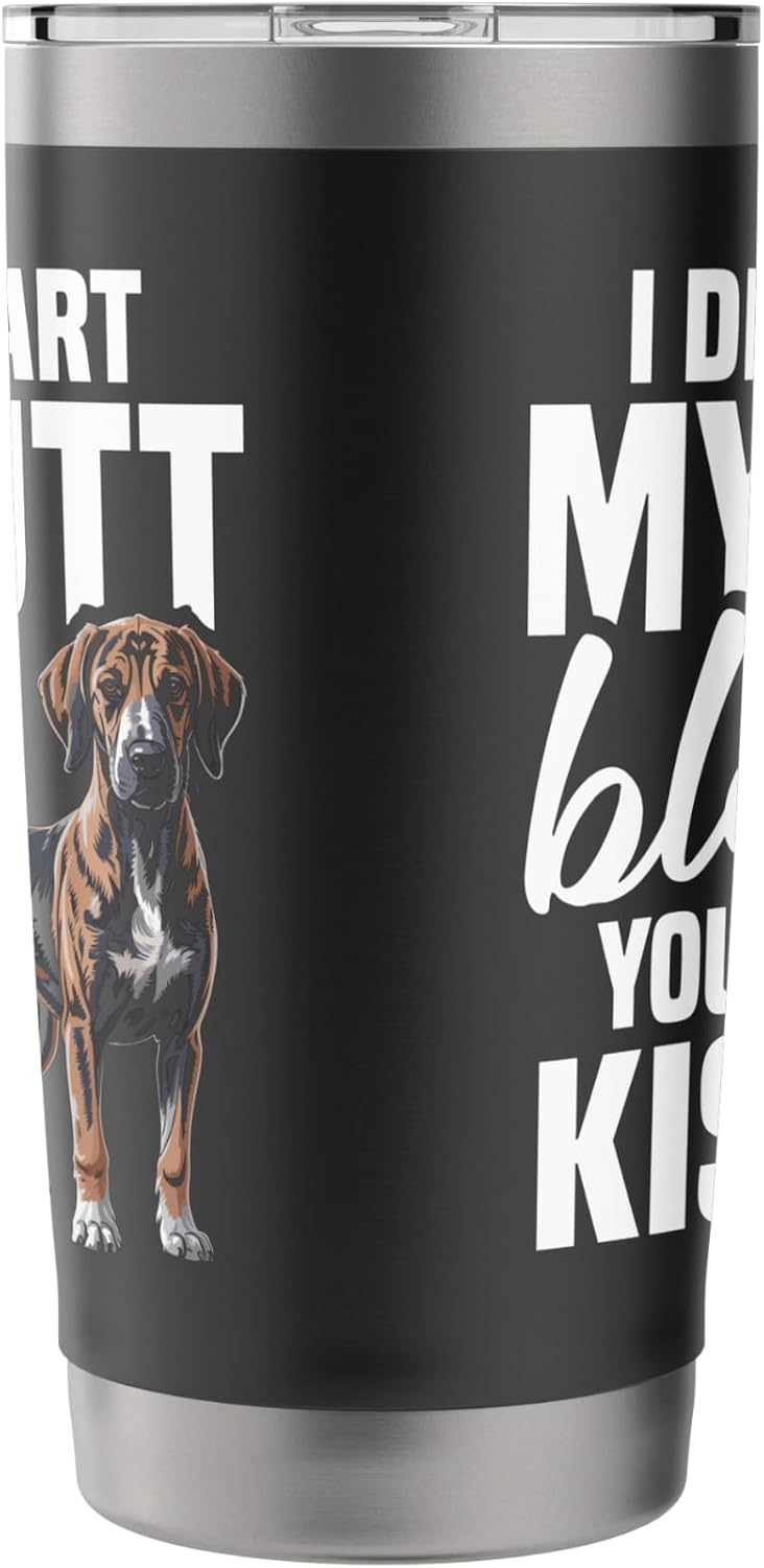 Plott Hound Lover Dog Owner Pet Butt Blew Plott Hound Stainless Steel Insulated Tumbler image 4