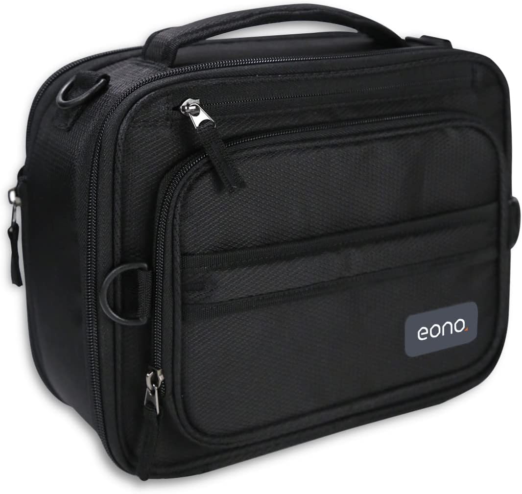 Eono Premium Insulated Lunch Bag with Multi-Pockets & Expandable Capacity, Portable Leakproof Cooler Bag with Dual Handles for Work, Camping, Picnic, School & Outdoor Activities