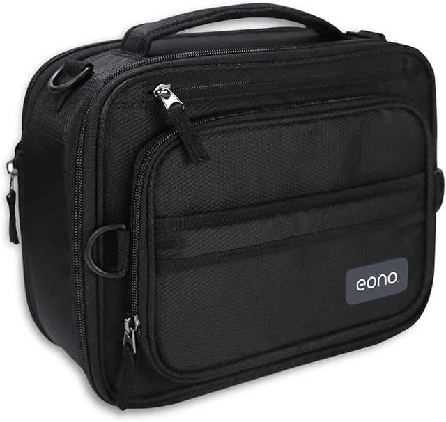 Amazon Brand - Eono Premium Insulated Lunch Bag with Multi-Pockets & Expandable Capacity, Portable Leakproof Cooler Bag with Dual Handles for Work, Camping, Picnic, School & Outdoor Activities