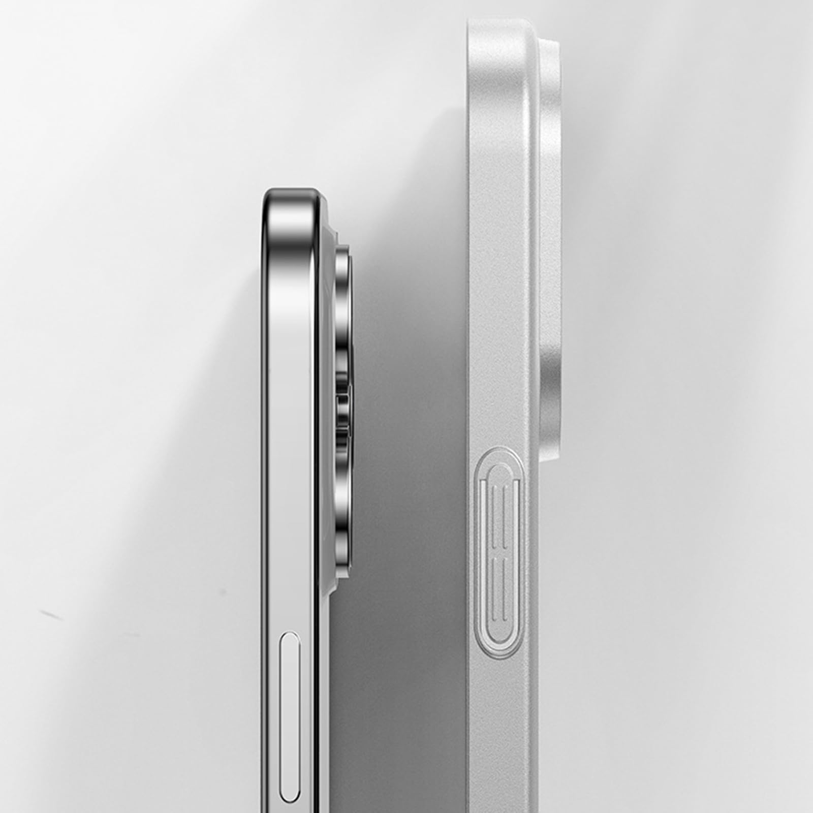 Magnetisch Hülle für iPhone 17 Pro Max/17 Pro/17 Air/17, Dünne Gefrostet rutschfeste Schutzhülle Unterstützt Drahtlose Aufladung Handyhülle,Schwarz,17 Pro