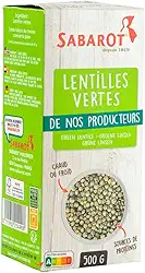 Lentilhas Verdes da França Sabarot 500g