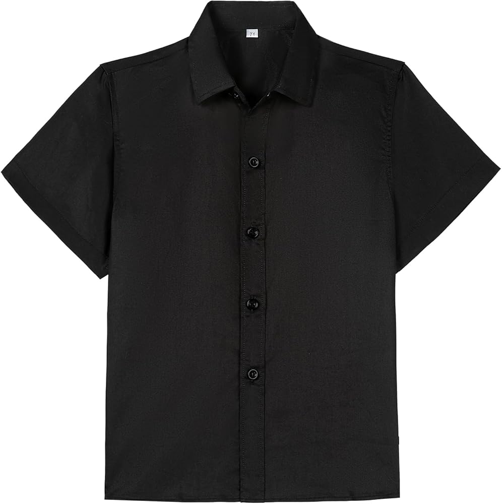 Amazon.com: DHTS Boys Button Down Shirts Short Sleeve Black Dress Shirts for Toddler Boy Uniform Shirt Size 2t Summer Solid Collared: Clothing, Shoes & Jewelry Amazon.com: DHTS Boys Button Down Shirts Short Sleeve Black Dress Shirts for Toddler Boy Uniform Shirt Size 2t Summer Solid Collared: Clothing, Shoes & Jewelry