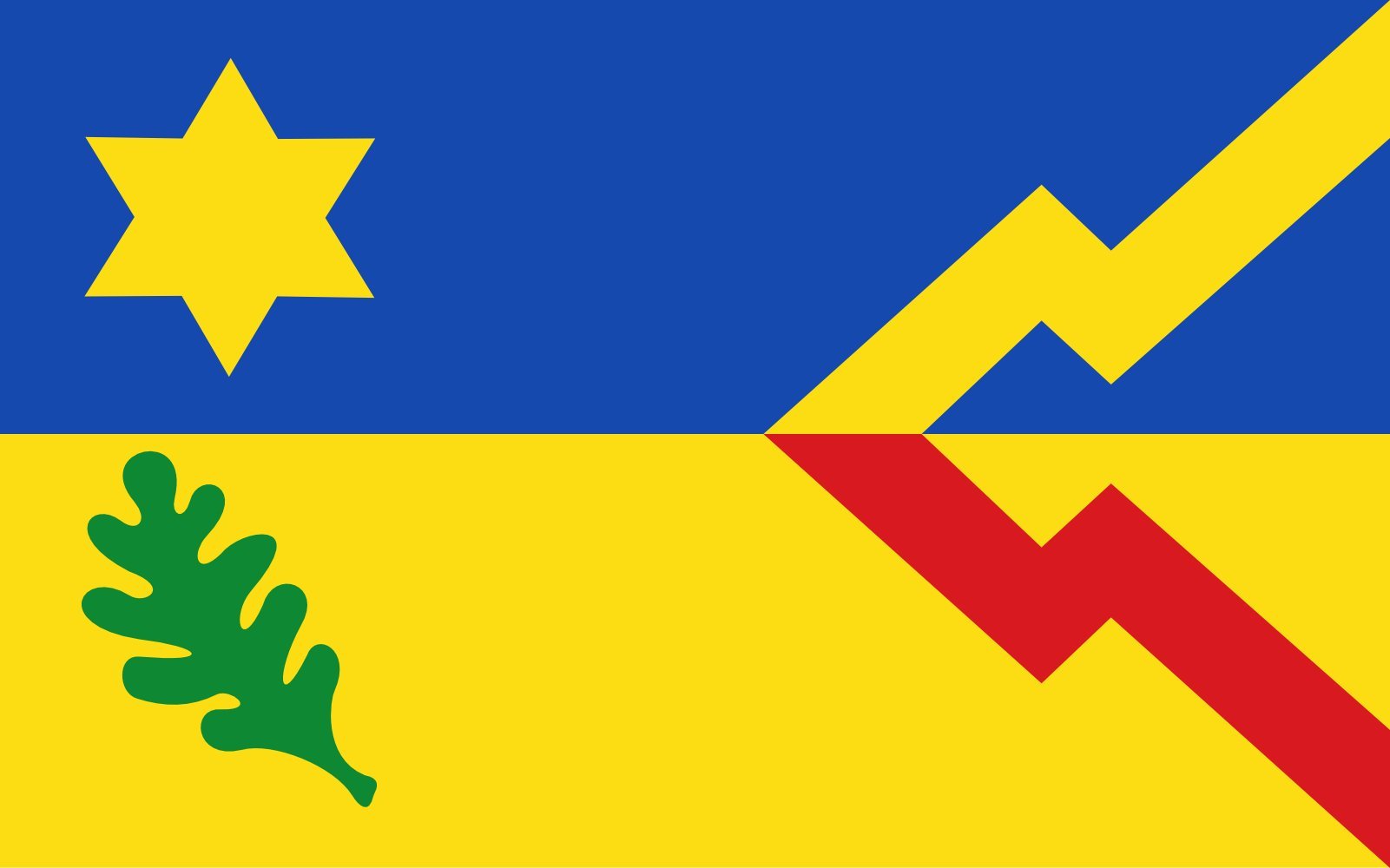 Drapeau Oudeschoot résistant aux déchirures du vent et à la décoloration solaire
