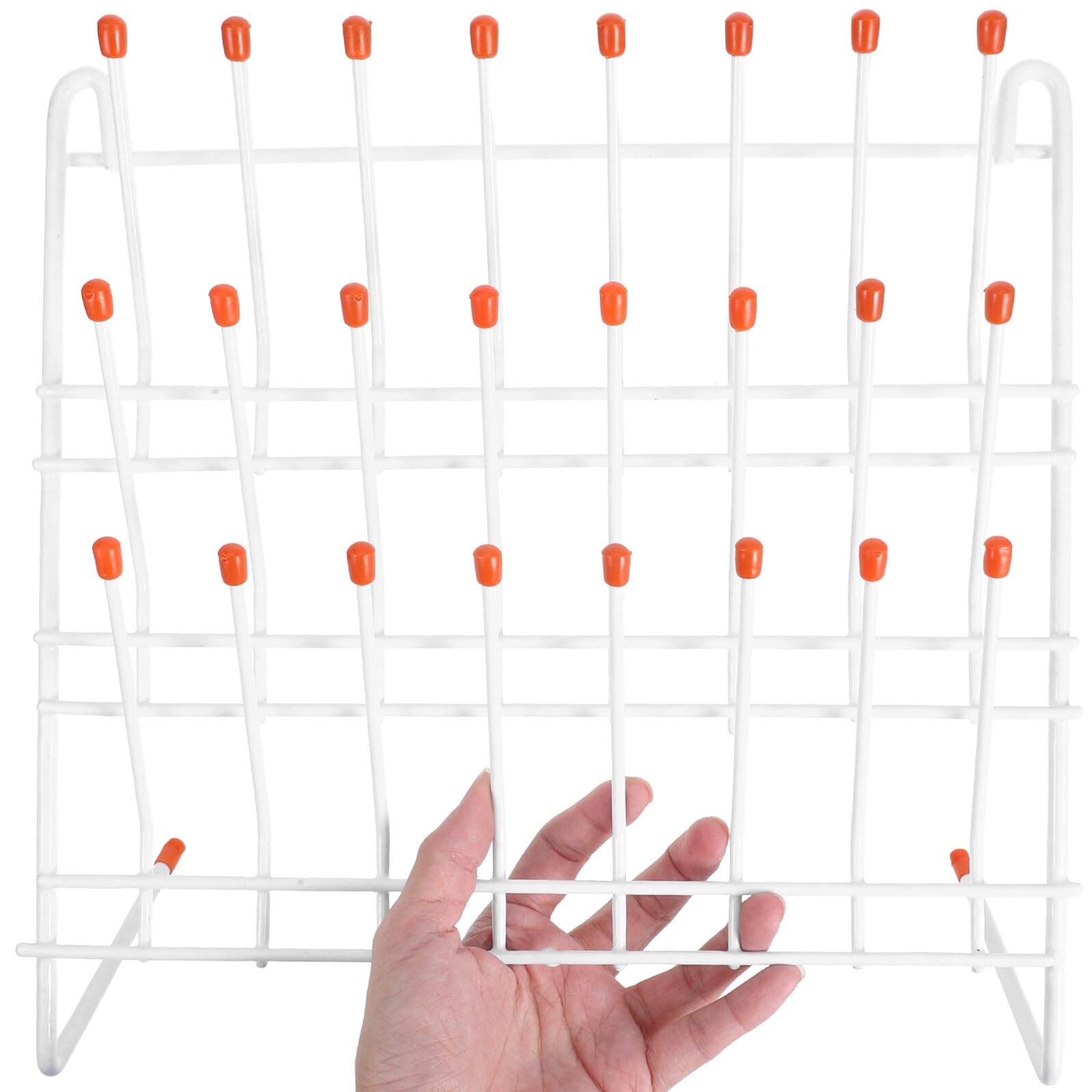 Soporte para Tubos de Ensayo Laboratorio Rejilla de Secado Duradera y Práctica Estante de Drenaje para Vasos y Gradilla Química para Universidades y Centros de Investigación