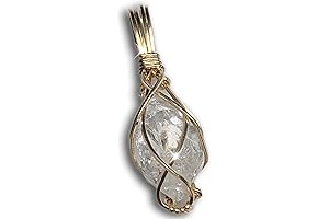 Herkimer Diamond Healing Crystal Necklace Pendant