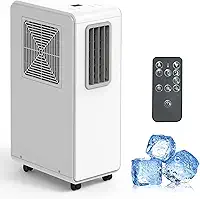 Victool Ar condicionado portátil móvel, ar-condicionado portátil 1800BTU, 38/44dB(A) silencioso, ar condicionado inteligente para ambientes internos/externos