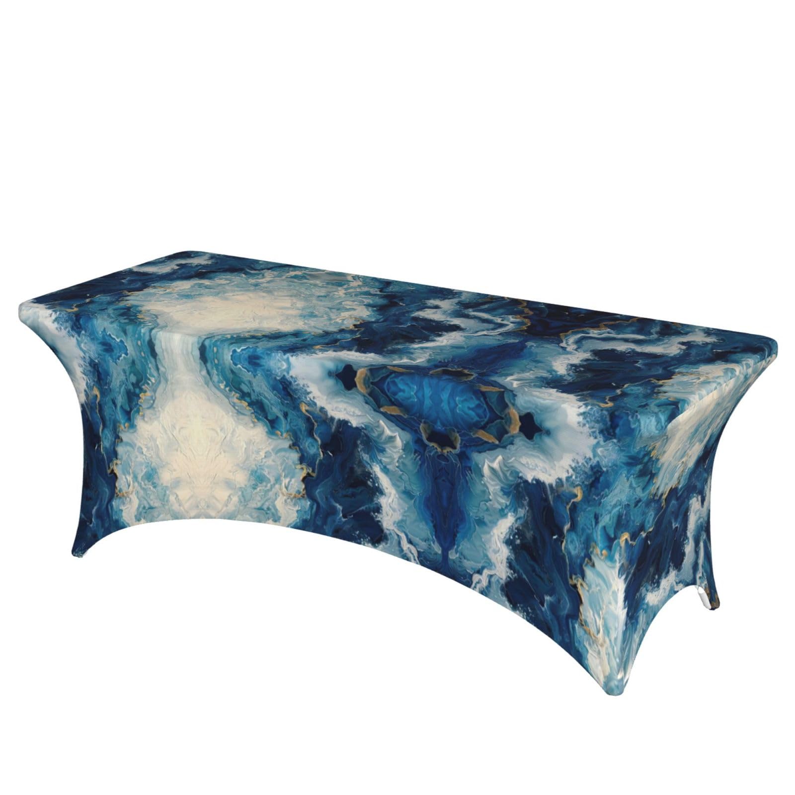 Nappe de table extensible élasthanne anti-plis pour protéger et sublimer vos buffets