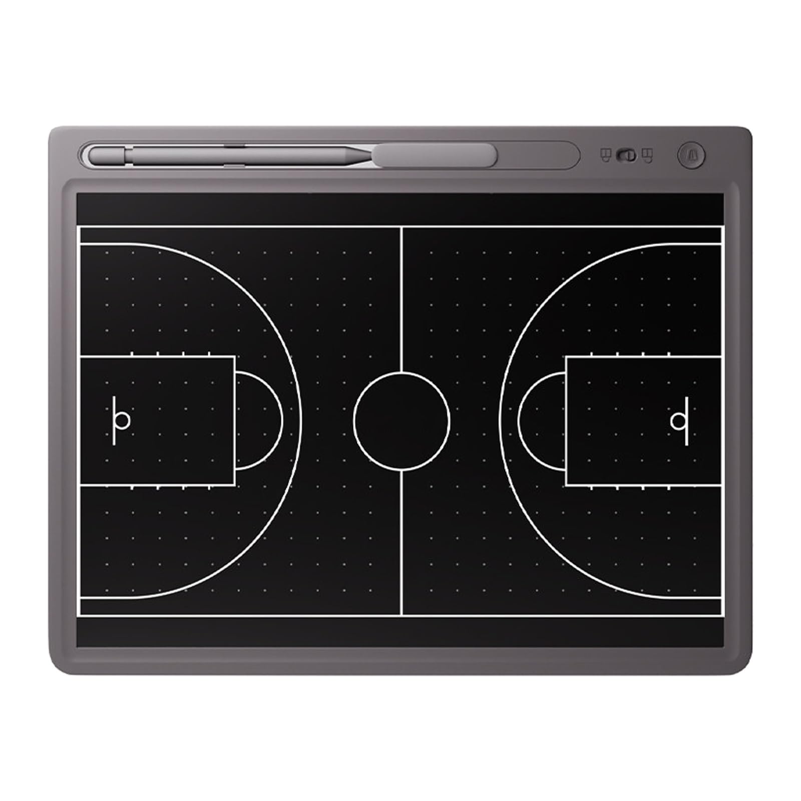 Lavagna Tattica LCD per Pallacanestro, Lavagna Tattica Elettronica per Pallacanestro per Allenamento, Insegnamento, Competizione e Comando(20 inches)