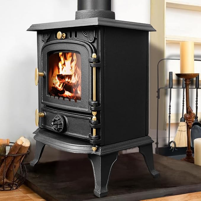 NRG Defra 4.5KW Eco Design Stove MultiFuel Cast Iron Fireplace Portable Amazon.co.uk DIY & Tools