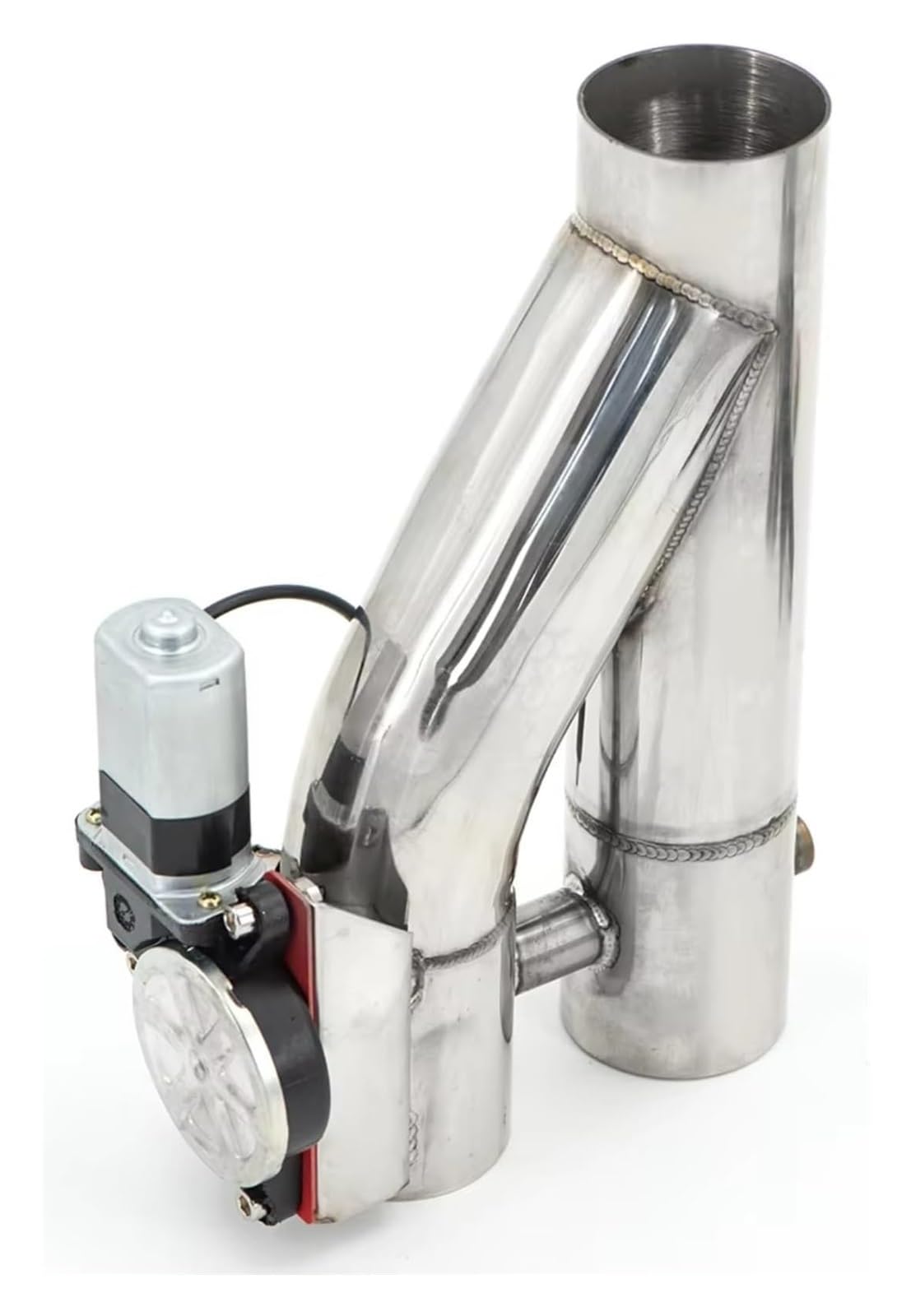 Auspuffblende Auto Endrohre 2,0/2,5/3 Zoll Edelstahl Doppelventilrohr Schalldämpfer Klappenauspuff Bypass Auspuffverkleidung Fallrohr Fernbedienung YTR 76 Mm(2inch(50mm))