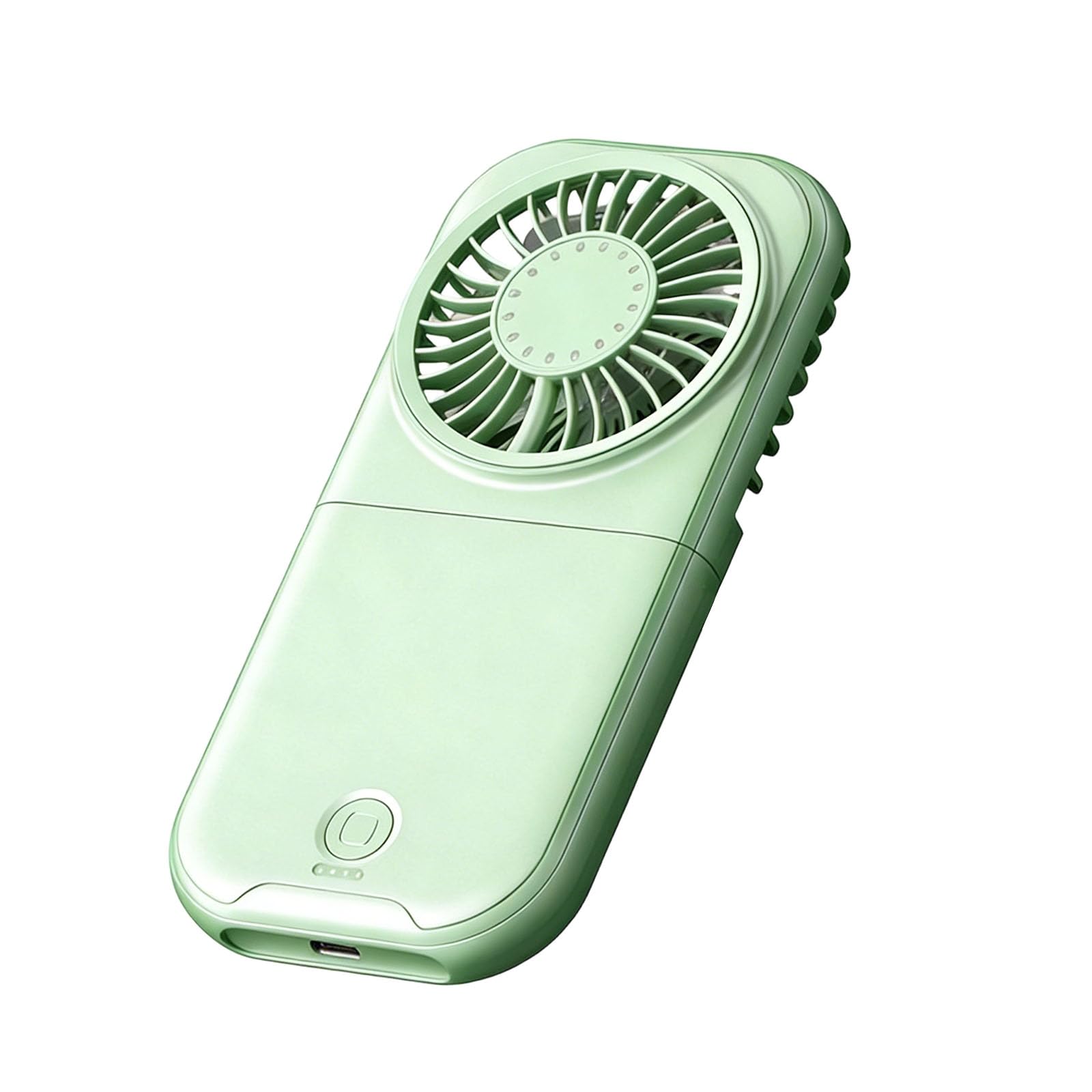 CUNZJIA High Speed Foldable Wearable Fan with 4 Adjustable Levels and Strong Ventilation for Outdoor Travel Home Use