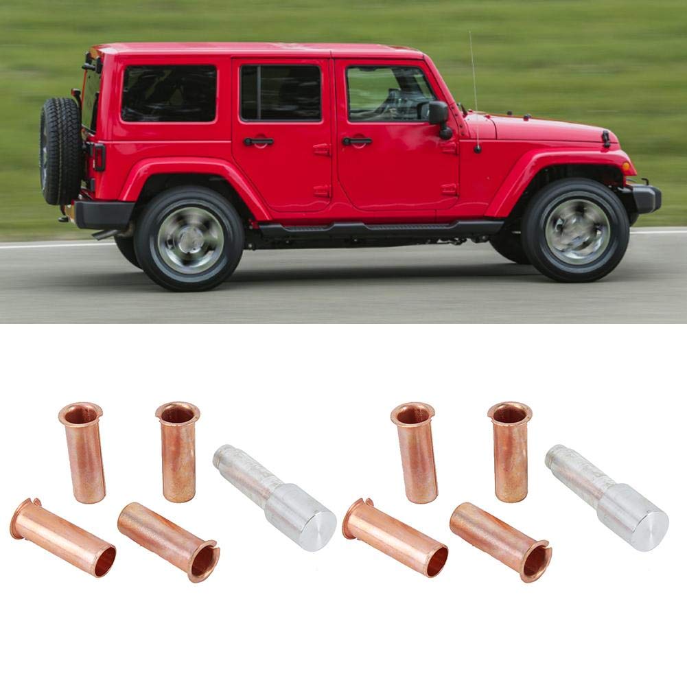 Kit boccole per fodere per perno cerniera porta adatto per JKU JK 2007-2018(9pcs per 4-Door)