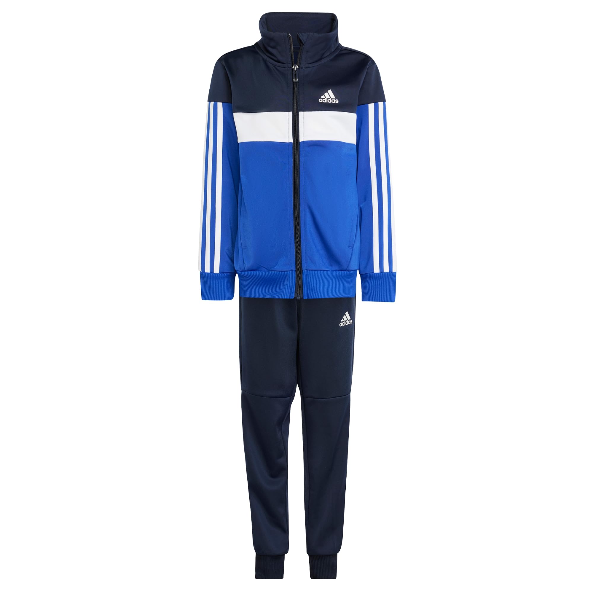 adidas Tiberio 3-stripes Colorblock Shiny Track Suit Kids Chándal Unisex niños