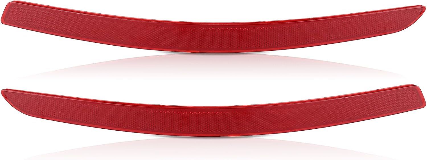 MOTOALL Bumper Reflector Left & Right Fit for Kia Optima 2014-2015 Replaces 92405-2T500 92406-2T500