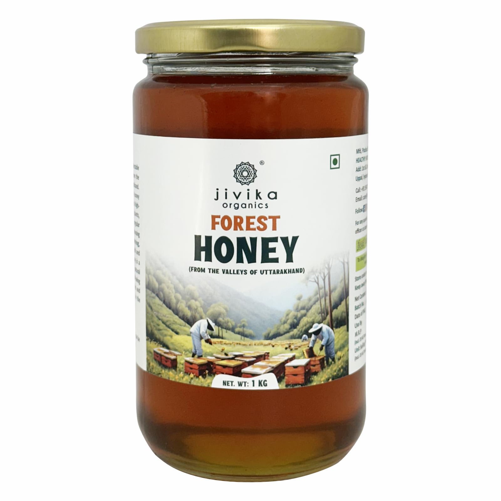 JIVIKA NATURALS Pure Forest Honey 1Kg Glass Jar (B0CW6G7F5H) Amazon Price History, Amazon Price Tracker