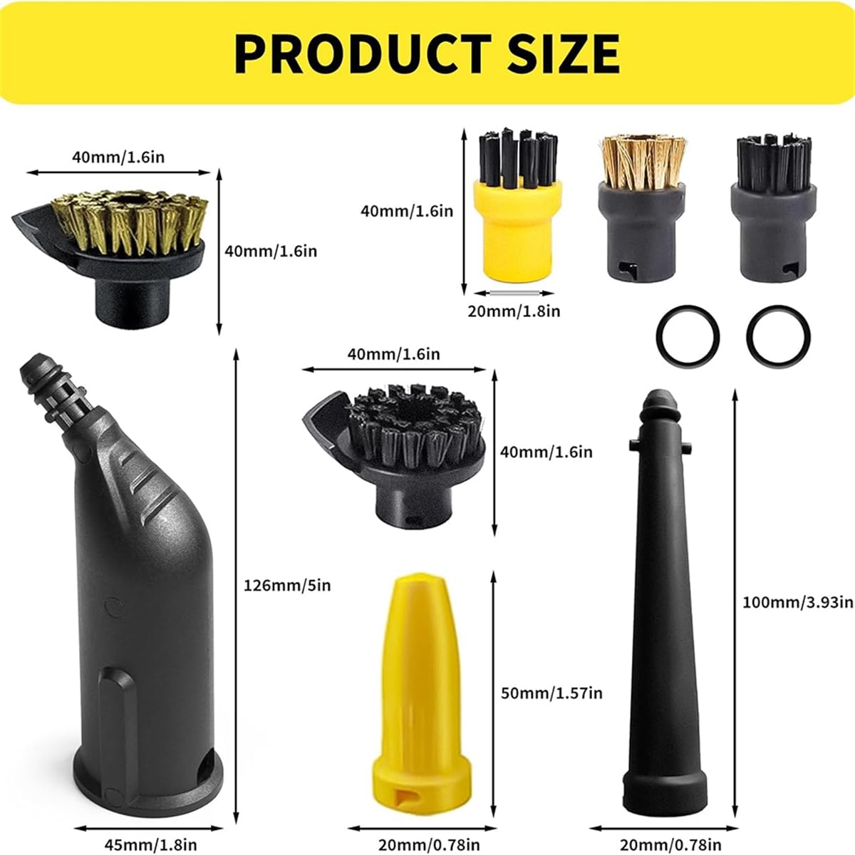 Handdüsen Set Kompatibel Mit Karcher Dampfreiniger SC Serie