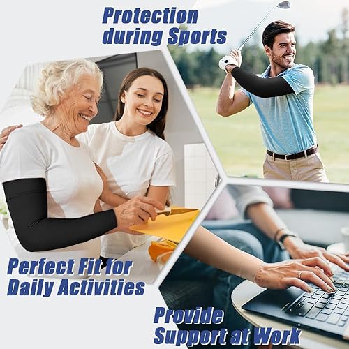 Miniatura 5 de beister Medical Compression Arm Sleeve for Men WomenSingle, 20-30 mmhg Full Arm Support for Pain Relief, Lymphedema