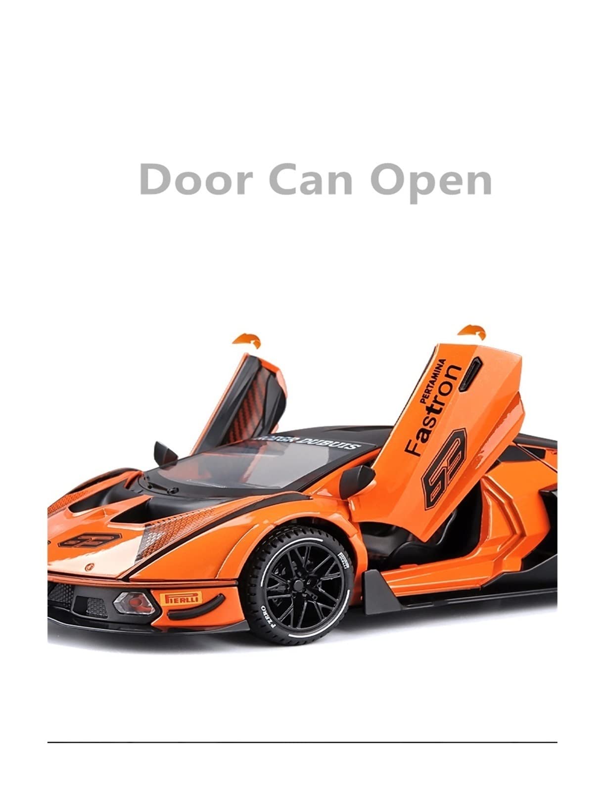 Lamborghini Essenza SCV12 Scala 1:24 Giocattolo Diecast Con Suoni E Luci