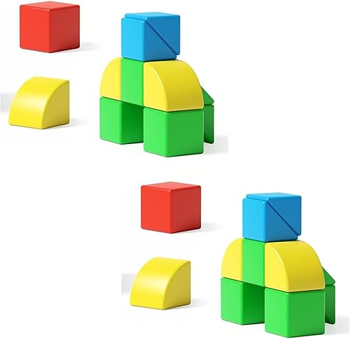 Juguetes de robot magnéticos, bloques de monstruos, juguetes magnéticos para niños, 35 piezas con caja de almacenamiento, juguetes apilables para