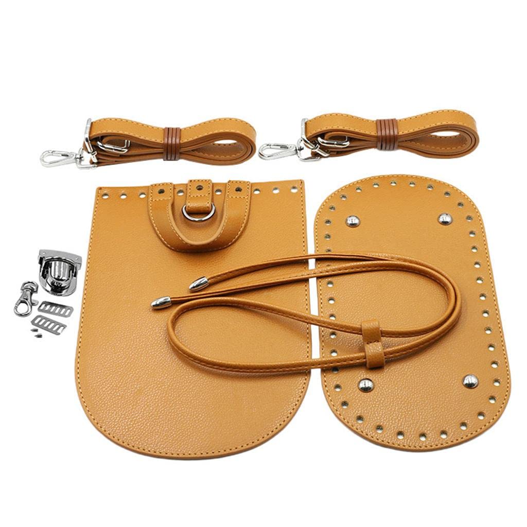 Sac en cuir PU à faire soi-même marron pour vos ateliers couture