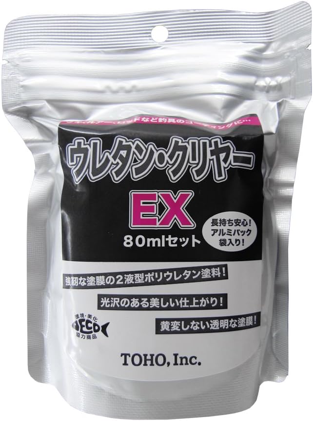 Amazon 東邦産業 ウレタンクリヤーex 80mlセット 0231 東邦産業 スポーツ アウトドア