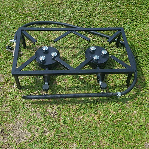 Progás, P33438, Fogareiro 2 Bocas Alta Pressão Camping Cerveja Artesanal