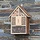 CKB LTD Großes Insektenhotel aus natürlicher Holzrinde, für Bienen, Marienkäfer, Schmetterlingshaus, Holz, Außenunterstand, Gartennest, Garten, Haus, Outdoor-Lebensraum, groß, 30 x 10 x 39 cm