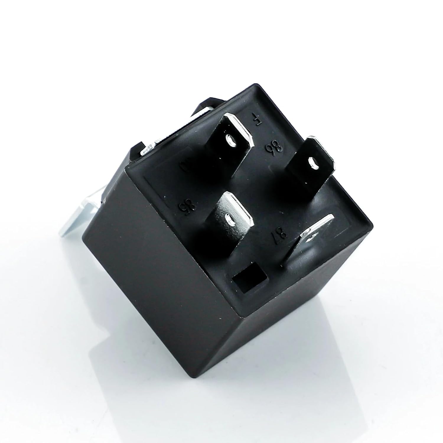 JD1912 Automotive Relay, 12V 40A 4-Pin with Iron Bracket, Universal Fit for Cars Trucks Boats (12V-40A-4Pin-1pcs)