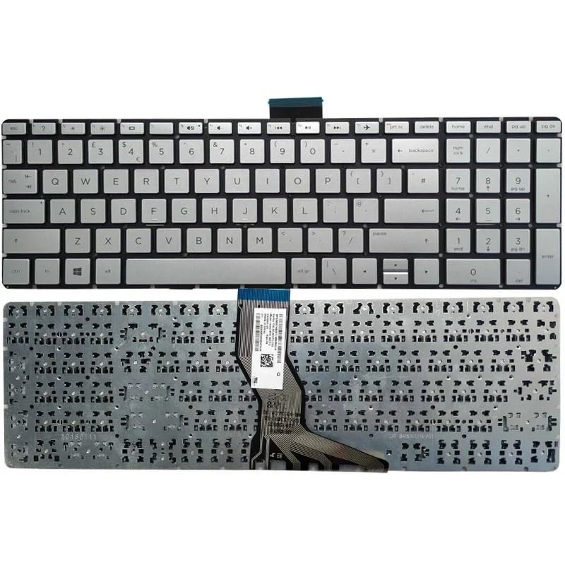 Clavier HP 15S-DY TPN-C129 argent pour rédiger vos projets à la maison