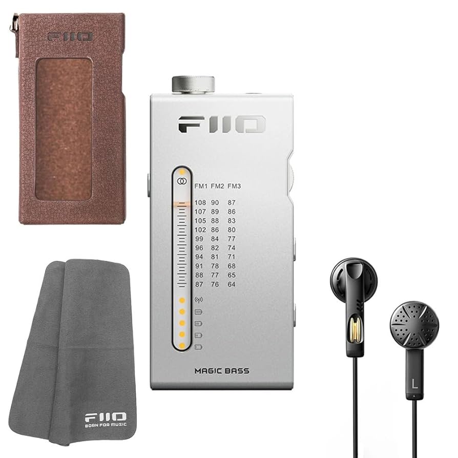 FiiO　rr11 ラジオ　新品　ケース付き Amazon.co.jp: 《ロゴ入りクロスプレゼント》 FIIO ポータブル