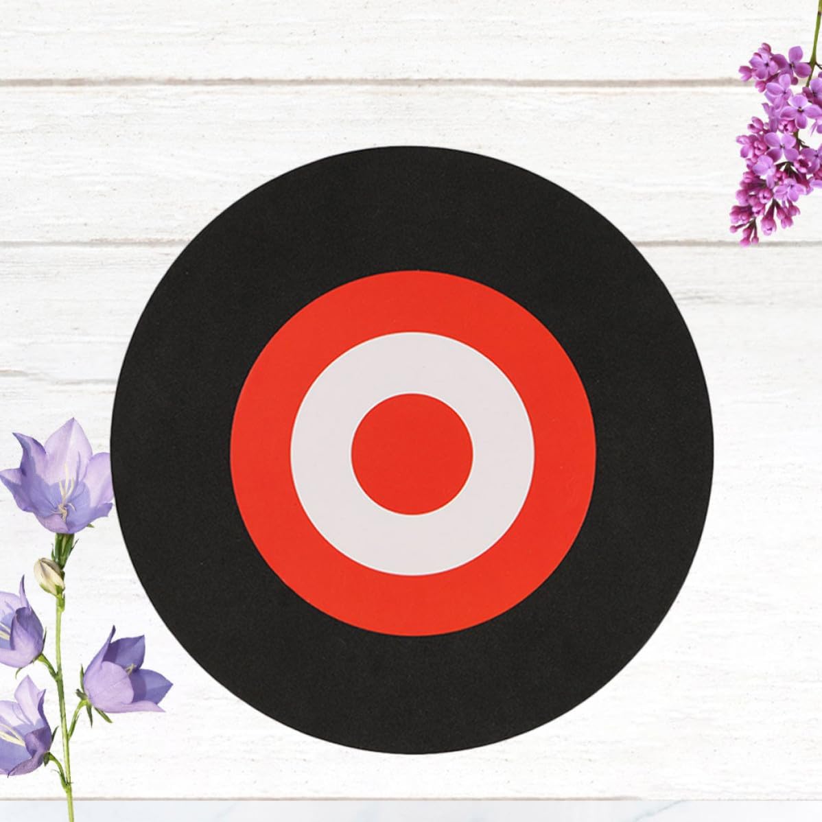 HEMOTON 25cm Eva Archery Target for Indoor and Outdoor Use, Lightweight and Absorption Circle Bow Target for Arrows Practice and Backyard Shooting Games