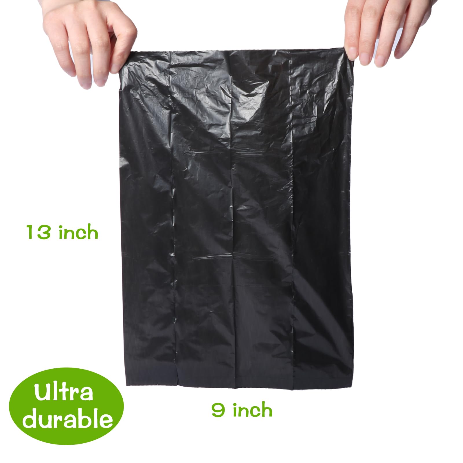 DREAM&GLAMOUR Bolsas para excrementos de perro, paquete económico, 1200 bolsas extra gruesas y fuertes para perros, 60 rollos, 20 bolsas para perros por rollo, cada bolsa para excrementos de perro
